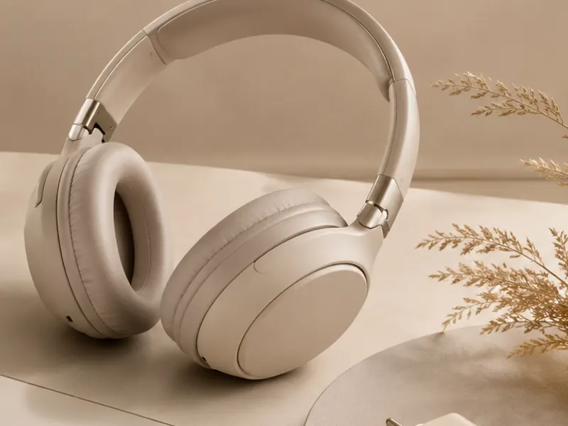 Kabelloser Bluetooth-Kopfhörer in schlichtem Design
